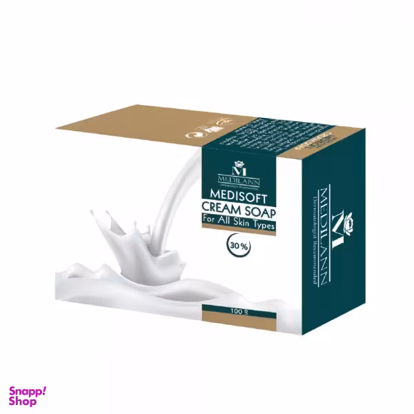صابون کرم‌دار مدیلن (Medilann) مدل 30% حجم 100 میلی لیتر