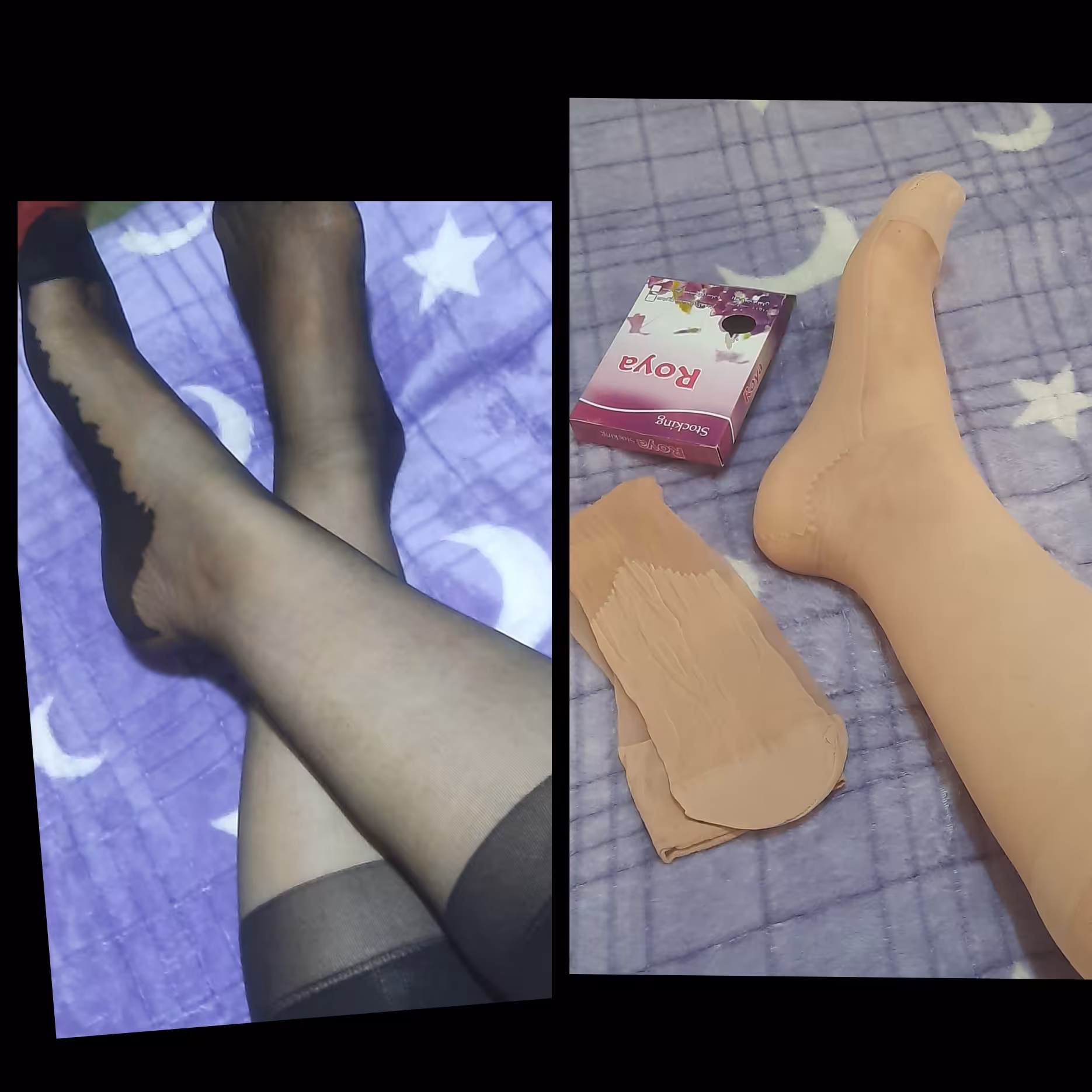 جوراب دوحفتی سه ربع پاریزین  سفید ومشکی ورنگ پاخارجی بدون کف وبدون  خط پشت پا 