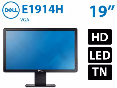 مانیتور استوک Dell E1914H دل 19 اینچ واید LED HD TN 5ms