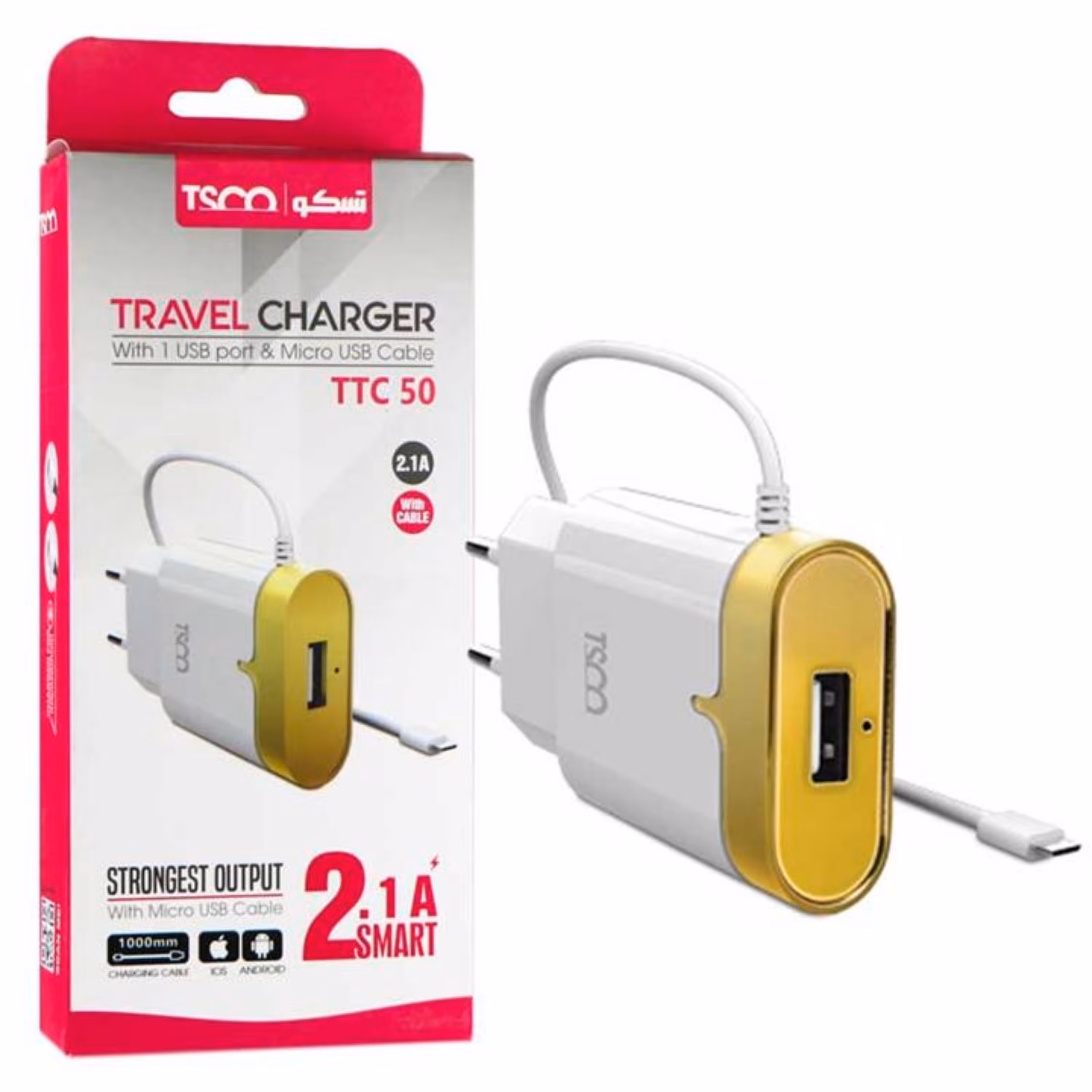 شارژر موبایل تسکو (TSCO TTC 50)