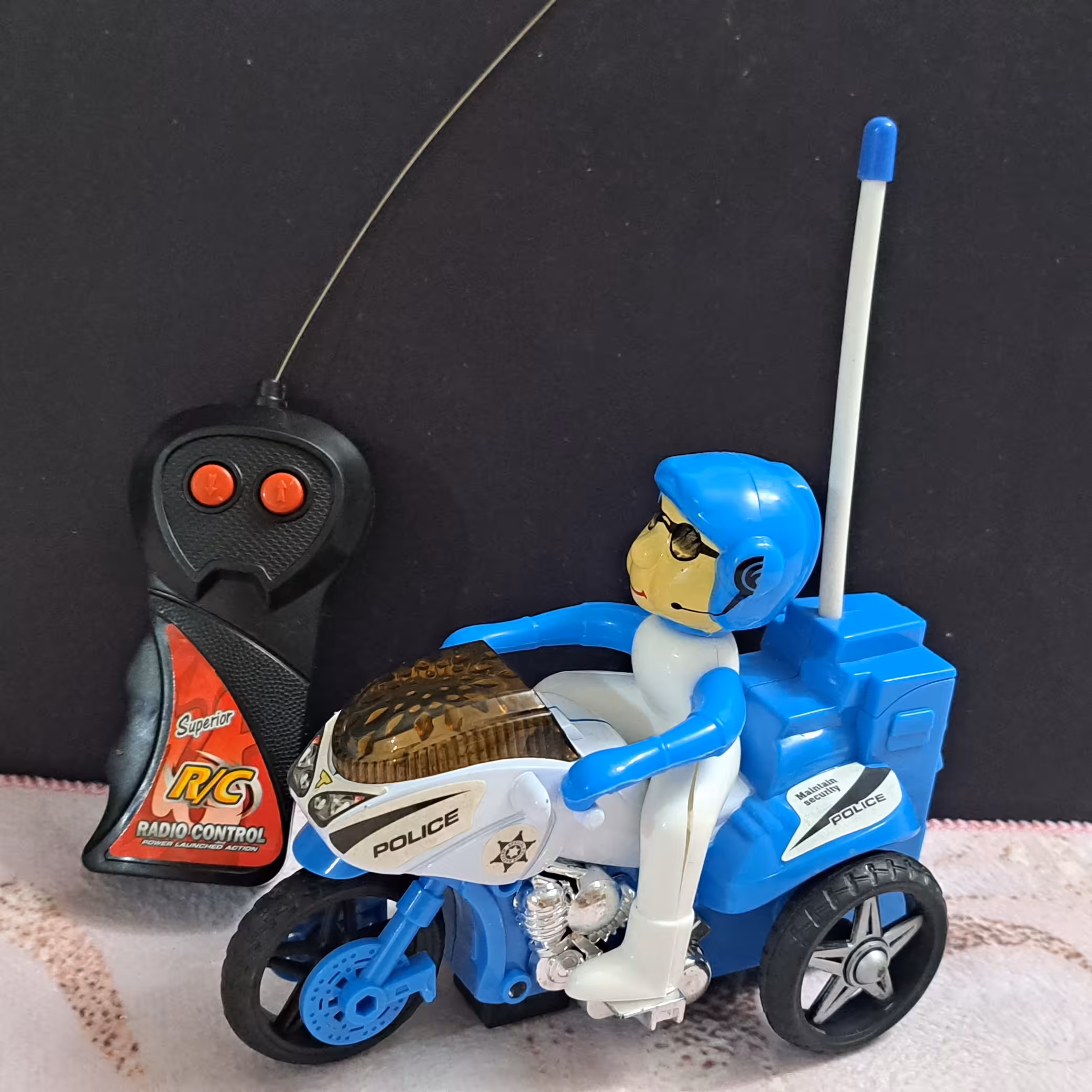 موتور پلیس کنترلی، چراغ دار،وارداتی