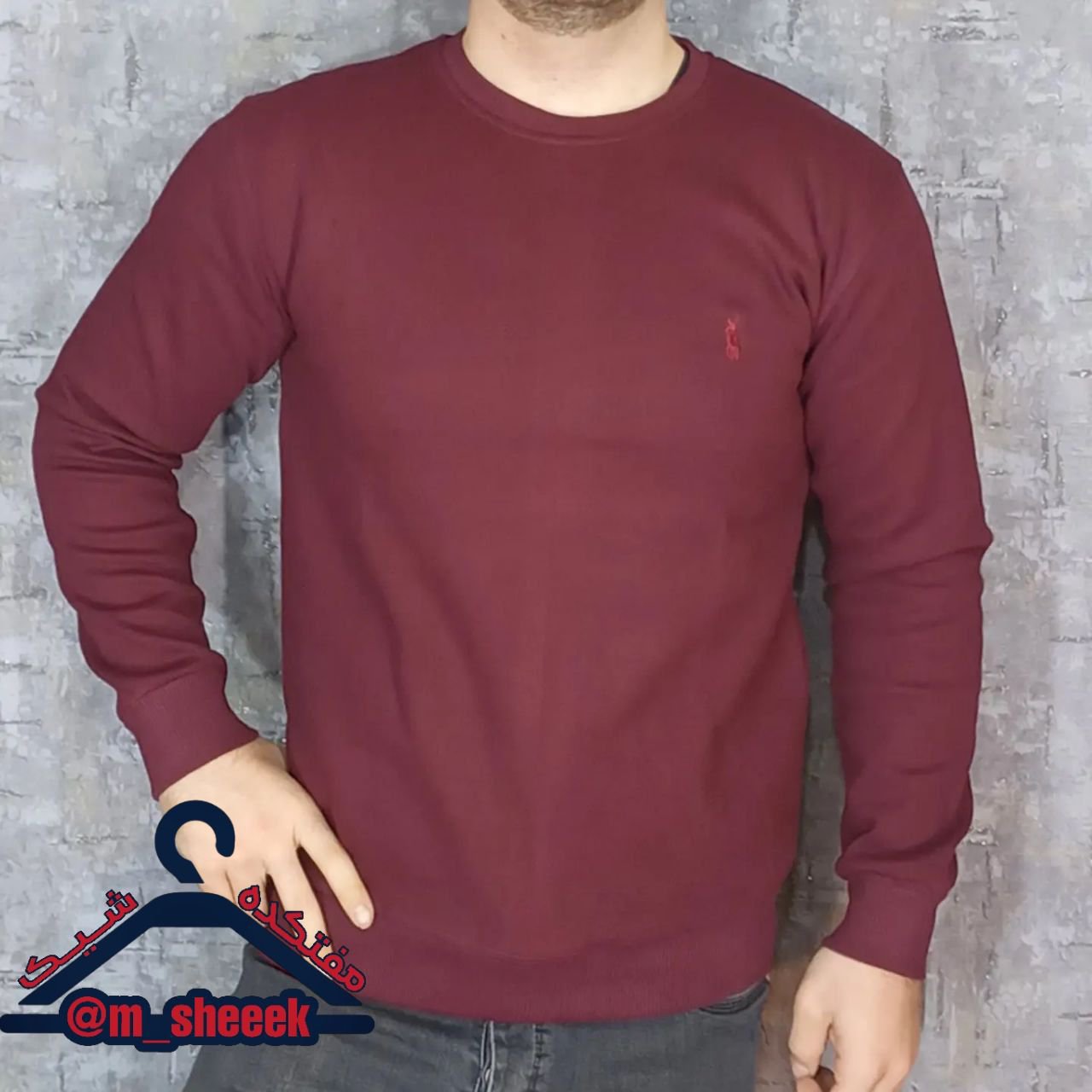 بلوز دورس 3 نخ مردانه، پارچه داخل کرک ضخیم