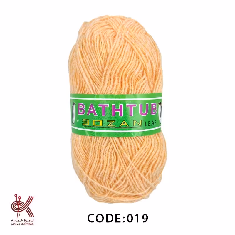 کاموا و نخ لیف بهاره 100 گرمی گلبهی 019 ارزان و پرمتراژ 