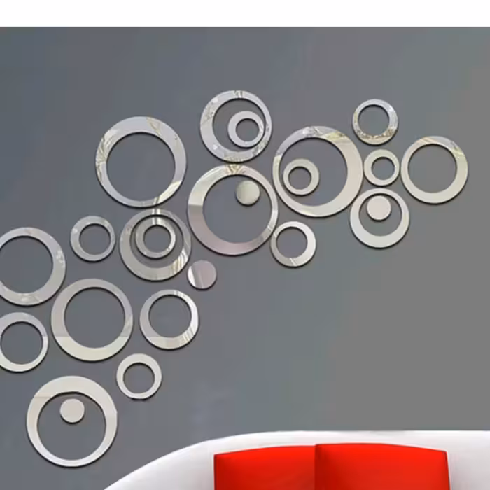 حلقه های آینه ی مولتی گلاس بسته ی 24 عددی