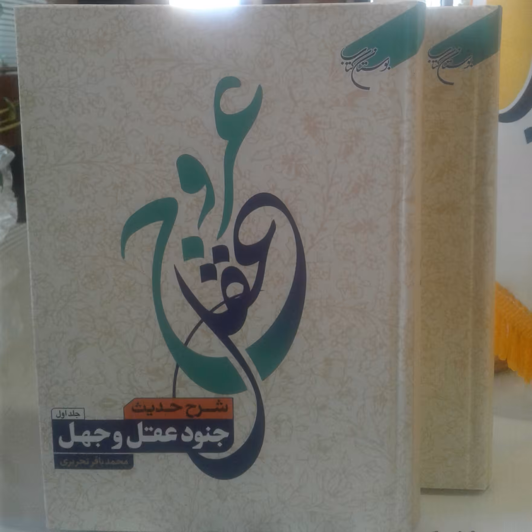 کتاب عروج عقل شرح حدیث جنود عقل و جهل دوره 2 جلدی (نشر بوستان کتاب)