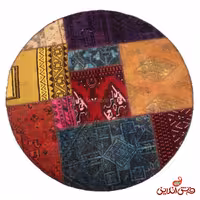 فرش گرد دستباف کلاژ کد 5061
