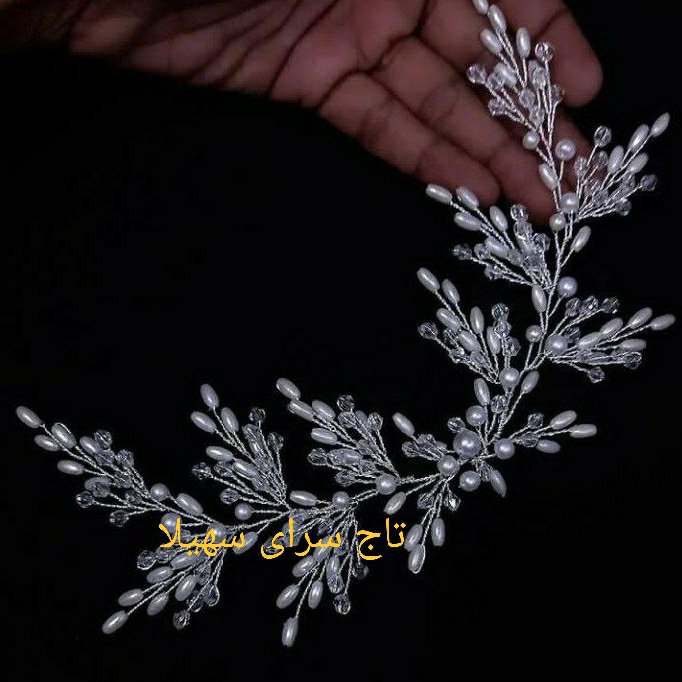 ریسه شیک مراورید کریستال