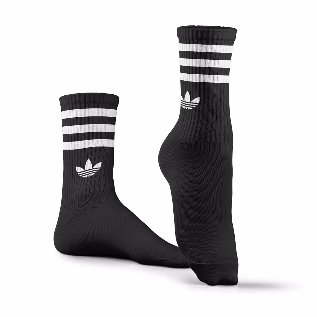جوراب ورزشی ساق بلند آدیداس مدل ASB-200 | مشکی