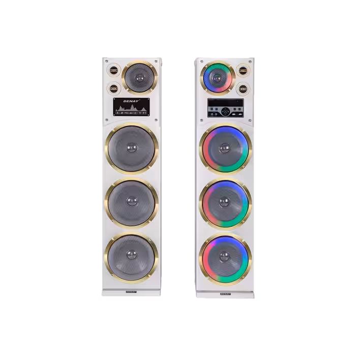 اسپیکر و پخش خانگی دنای مدل 3010 سه ساب 10اینچ سفید