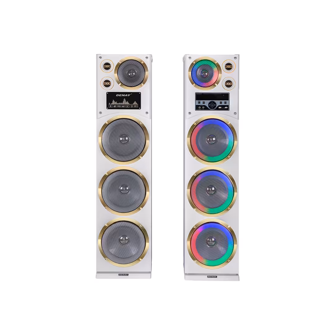 اسپیکر و پخش خانگی دنای مدل 3010 سه ساب 10اینچ سفید