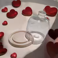 کاپ کیک تک نفره زیره چوبی