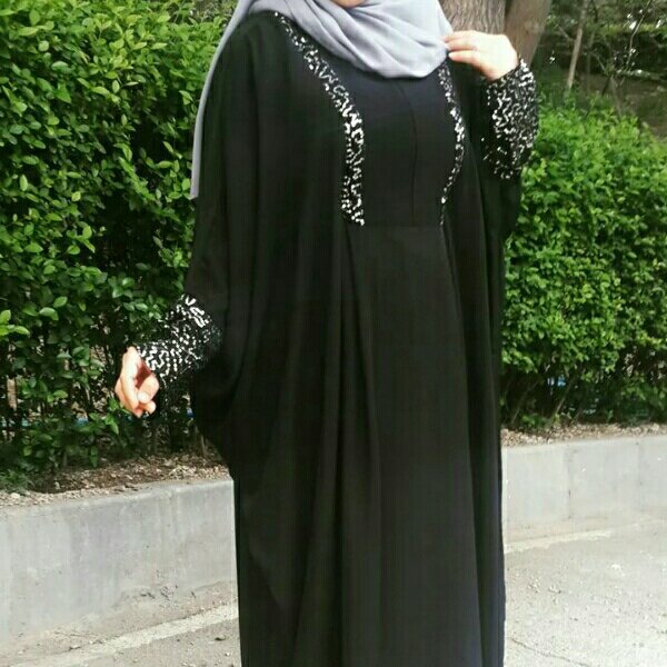 عبا مدل عطرین رنگ مشکی