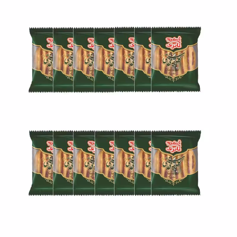 کلوچه سنتی نادری 95 گرم بسته 14 عددی 