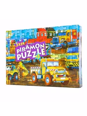 پازل 24 قطعه فومی کامیون ها پیرامون