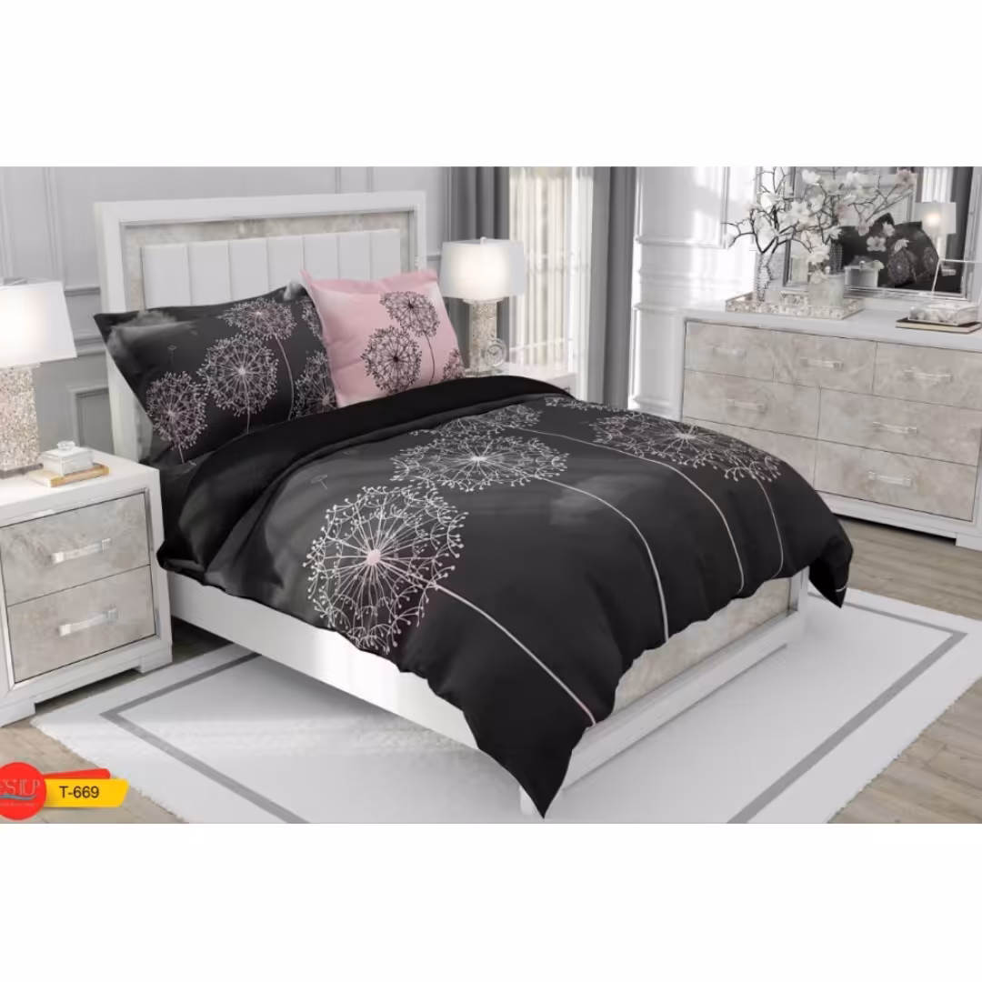 رو تختی سه بعدی دونفره کد تی 669