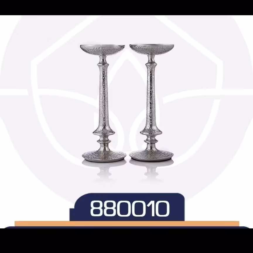 شمعدان آلومینیوم چکشی