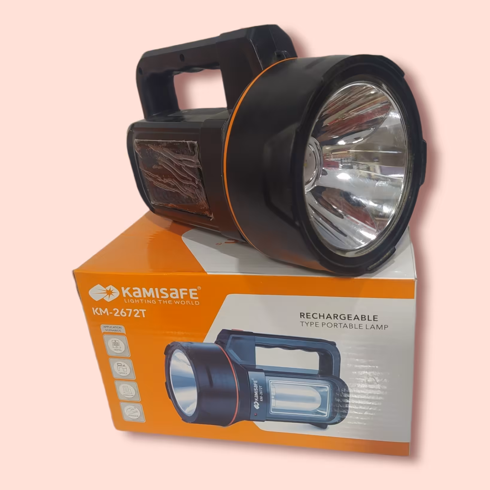 چراغ قوه قابل شارژ مدل 2672