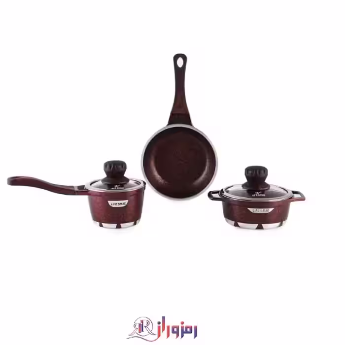 سرویس قابلمه نوزاد 5 پارچه گرانیت لایف اسمایل مدل FLCMNSET