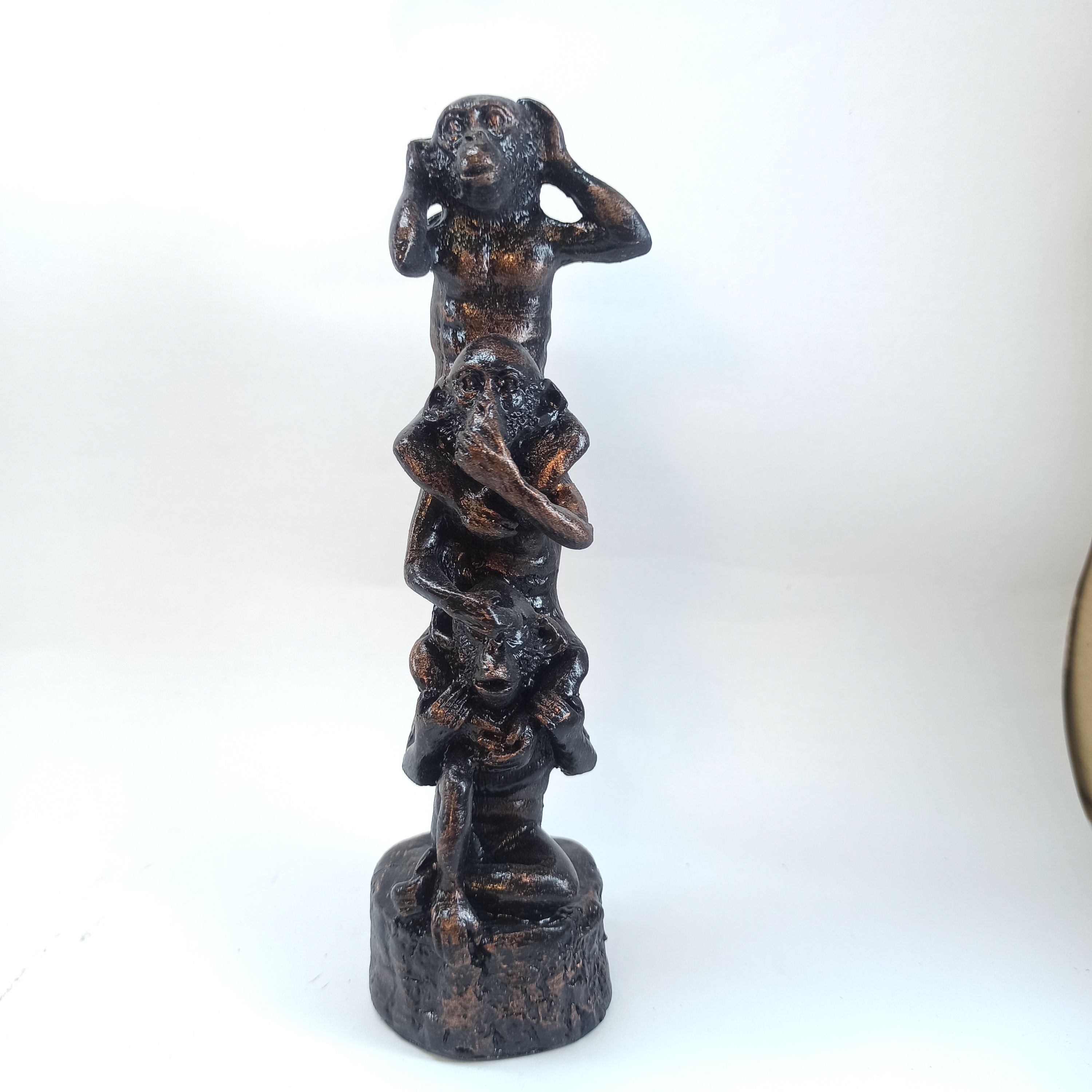 مجسمه مدل سه میمون خردمند (میمون پند) کد 113