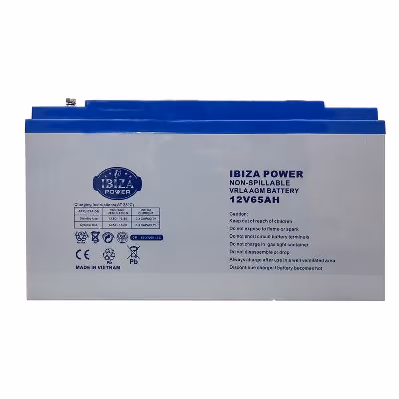 باتری 12 ولت 65 آمپر ایبیزاپاور - فروشگاه اینترنتی طیف سنتر