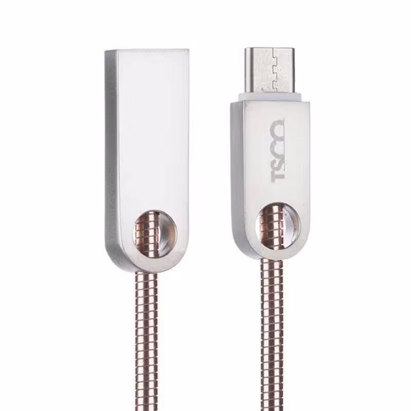 کابل شارژ Type-C تسکو TSCO TC 95 طلایی