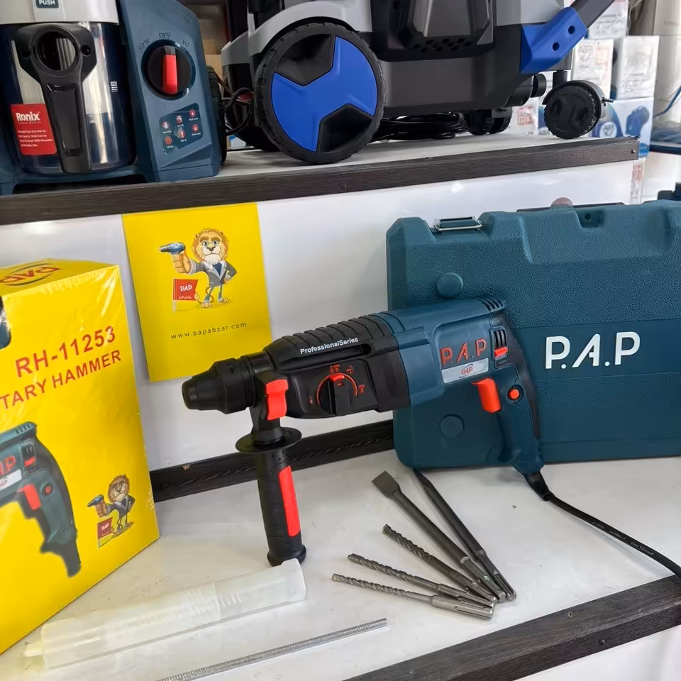 بتن کن (دریل هیلتی) سه کاره P.A.P گارانتی