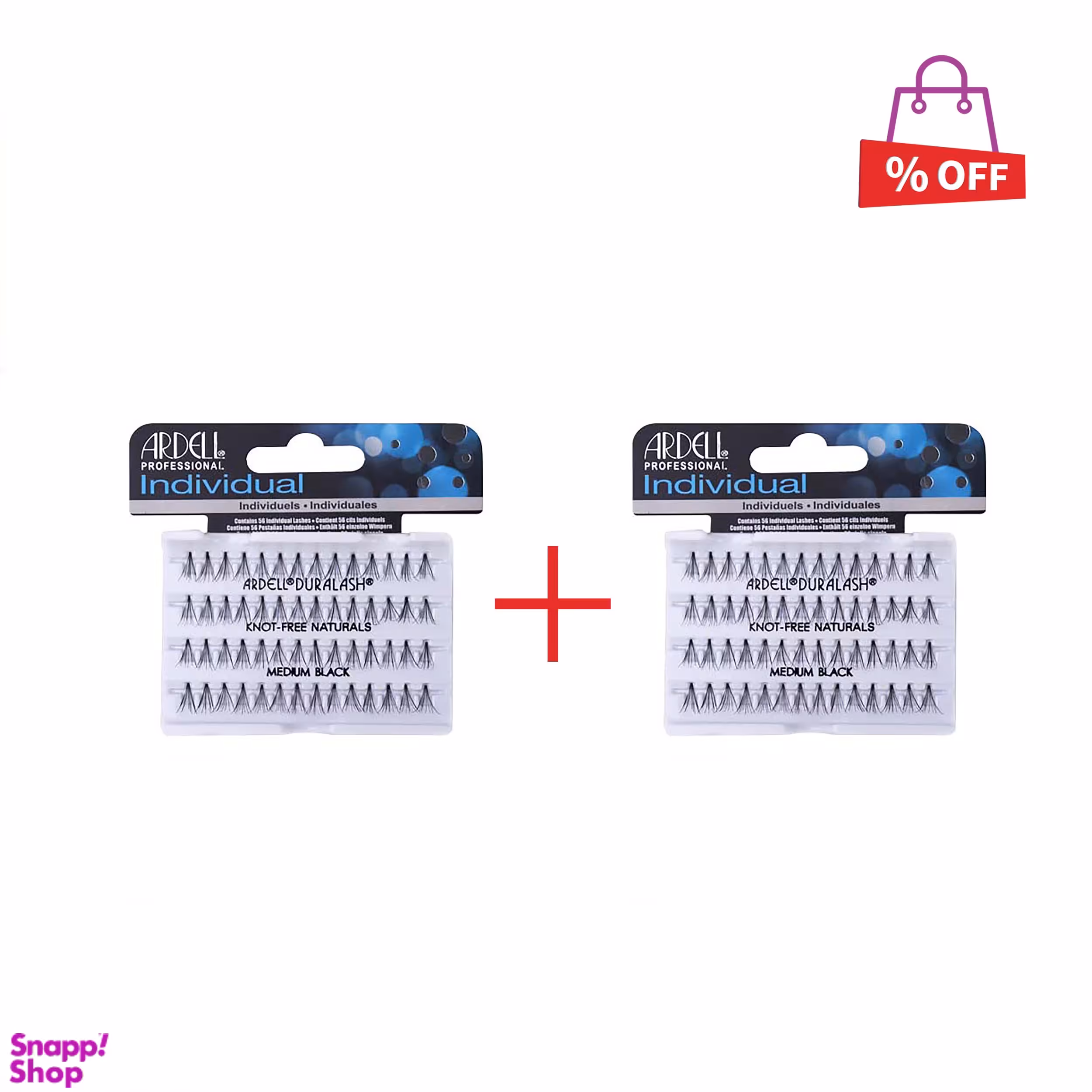 مژه بدون گره آردل (Ardell) سایز Medium مجموعه 2 عددی