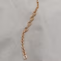 دستبند پر نگین جواهر نشان  مارک معتبر ژوپینگ