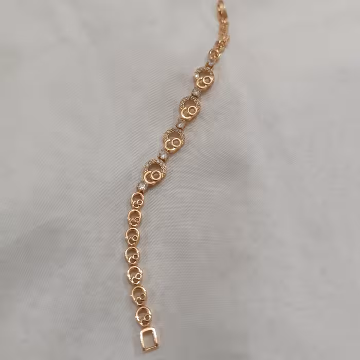 دستبند پر نگین جواهر نشان  مارک معتبر ژوپینگ