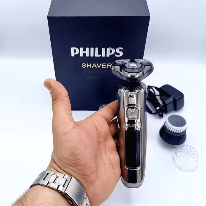 ریش تراش سه تیغ فلیپس ضداب و تیغ لیزری الماسی