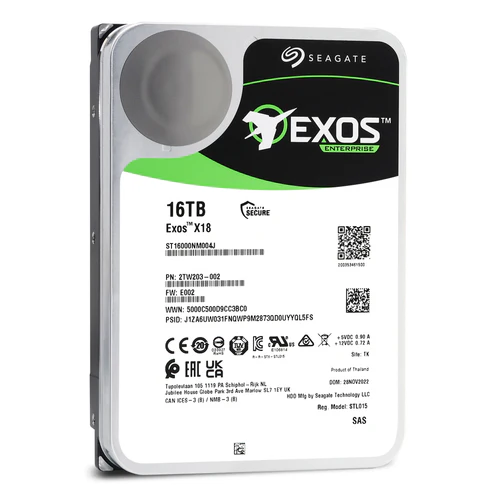 هارد اینترنال سیگیت مدل Exos X18 ST16000NM004J 16TB SAS 12Gb/s