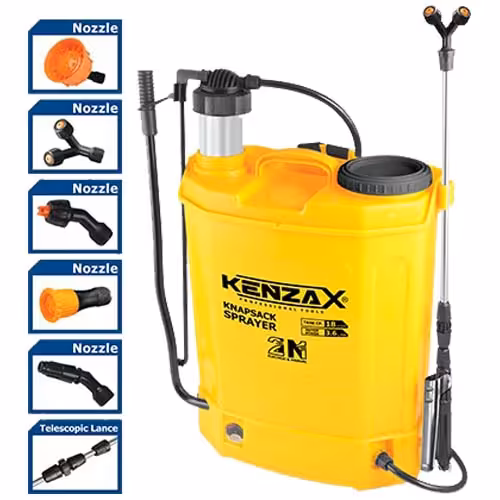 سمپاش شارژی کنزاکس مدل KNS-218 سایز 18 لیتر