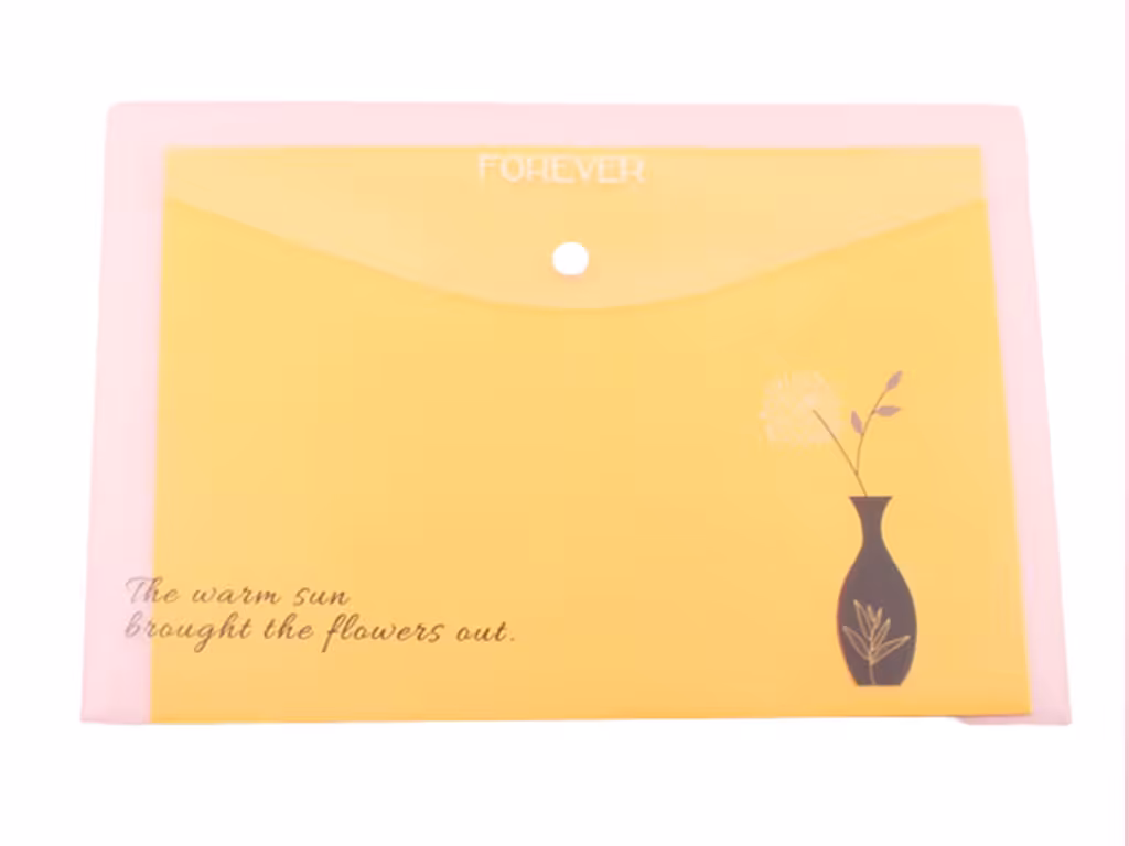 پوشه دکمه دار فانتزی A4 (تنوع طرح)