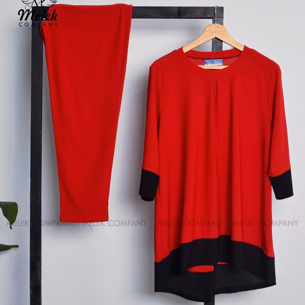 ست 7594 ملک جودون کشی تک رنگ سایز بزرگ 44-60 ارسال رایگان 