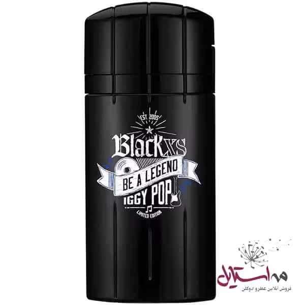ادو تویلت مردانه paco rabanne Black XS Be a Legend Iggy Pop حجم 100 میلی لیتر