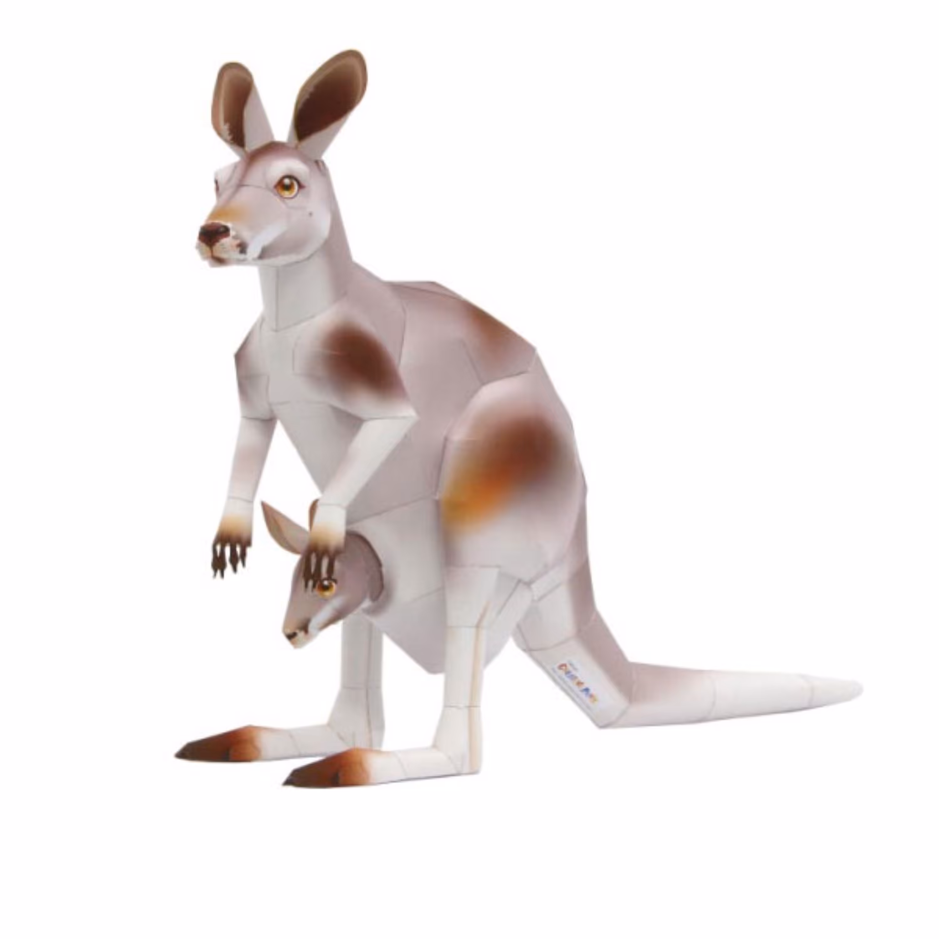 فیگور (مجسمه) مدل کاردستی ساختنی طرح کانگورو