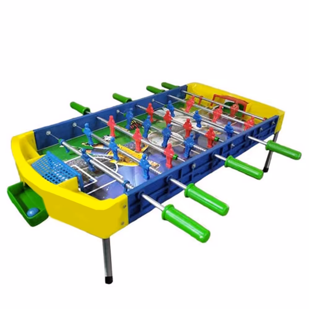 اسباب بازی فوتبال دستی بزرگ پایه دار 8 میله پلاستیکی