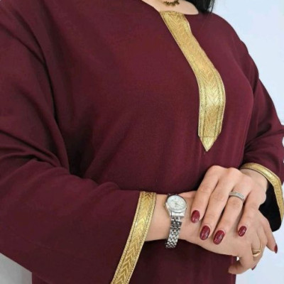 کفتان زنانه بلند ساحلی نخی طلاکوب مناسب سایز40تا 54