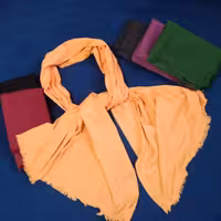 شال نخی پفکی عرض 70 طول 200 رنگبندی  