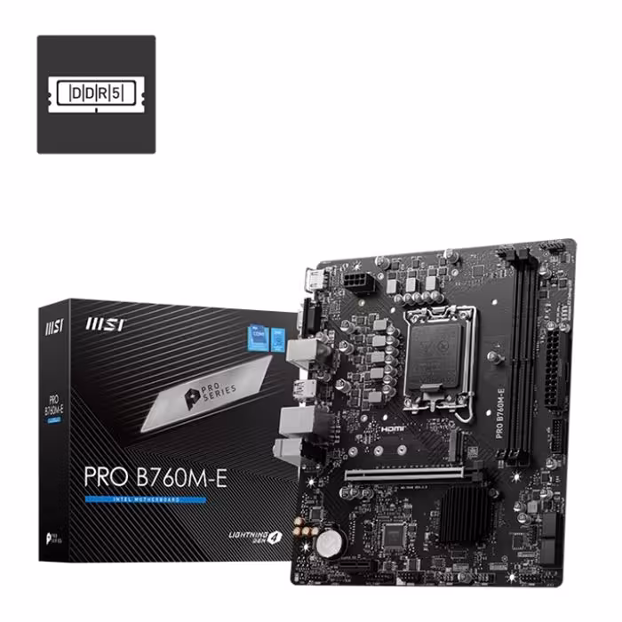 مادربرد ام اس آی PRO B760M-E DDR5