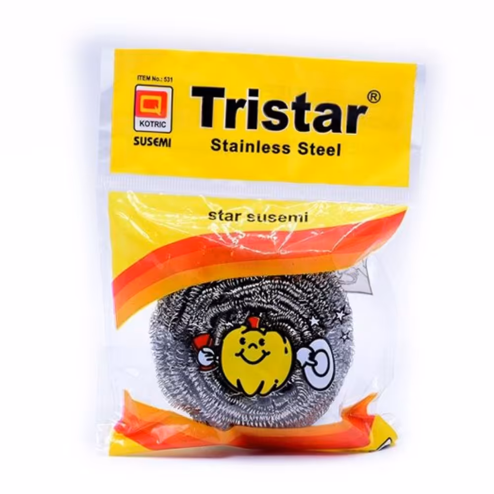 سیم اسکاچ ظرفشویی تری استار مدل استیل ضد زنگ 