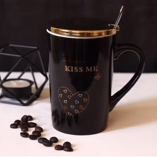 ماگ در دار و قاشق دار