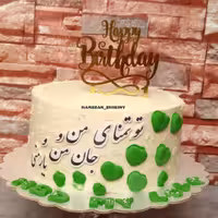 کیک باتم سبز