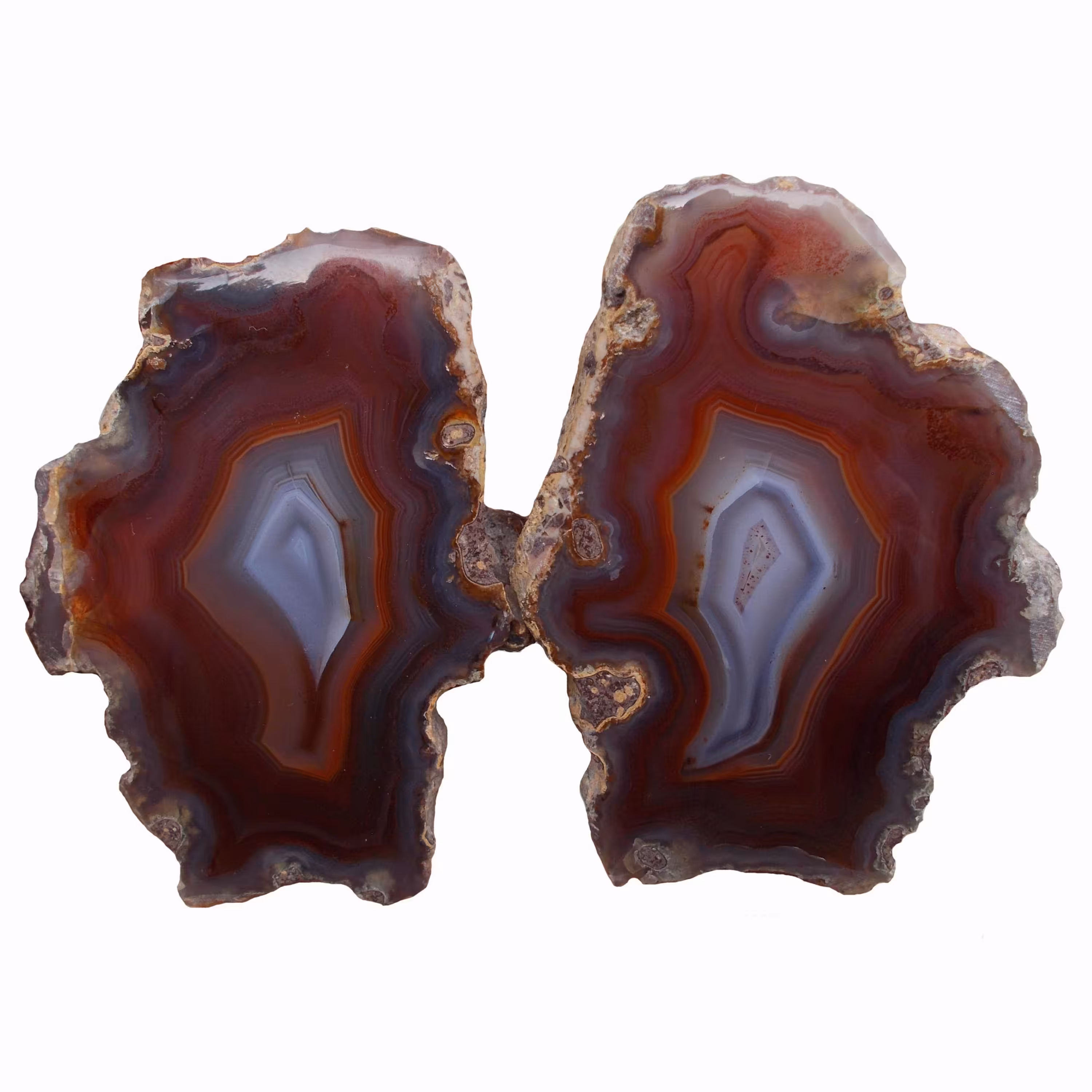 جفت سنگ راف عقیق سلیمانی زیبا