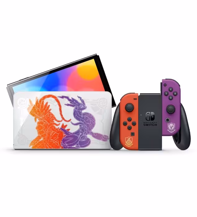 قیمت کنسول بازی نینتندو سوییچ OLED طرح بازی Pokémon Scarlet & Violet