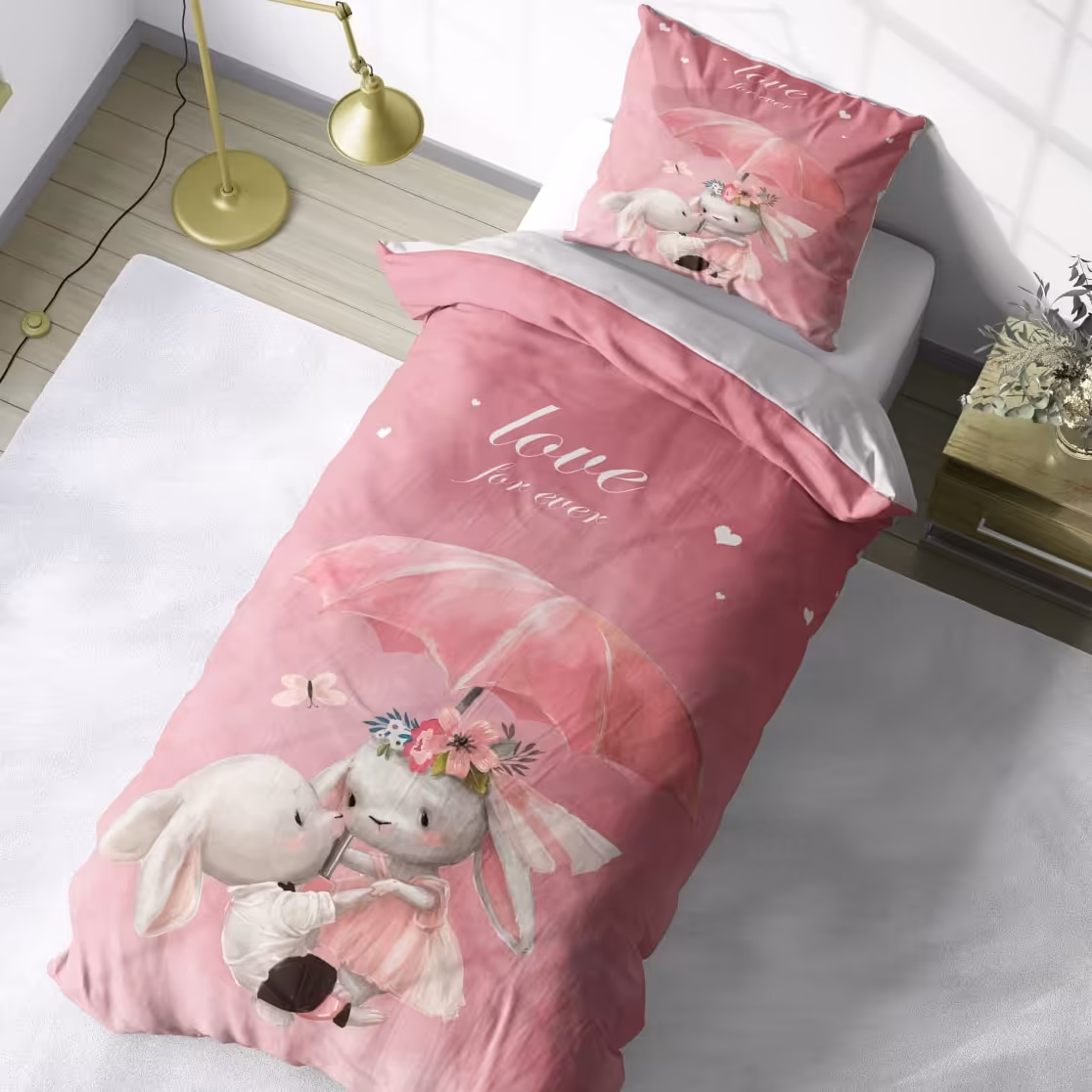 روتختی کودک طرح خرگوش عاشق بروا گالری با کیفیت درجه یک و دوخت بسیار تمیز