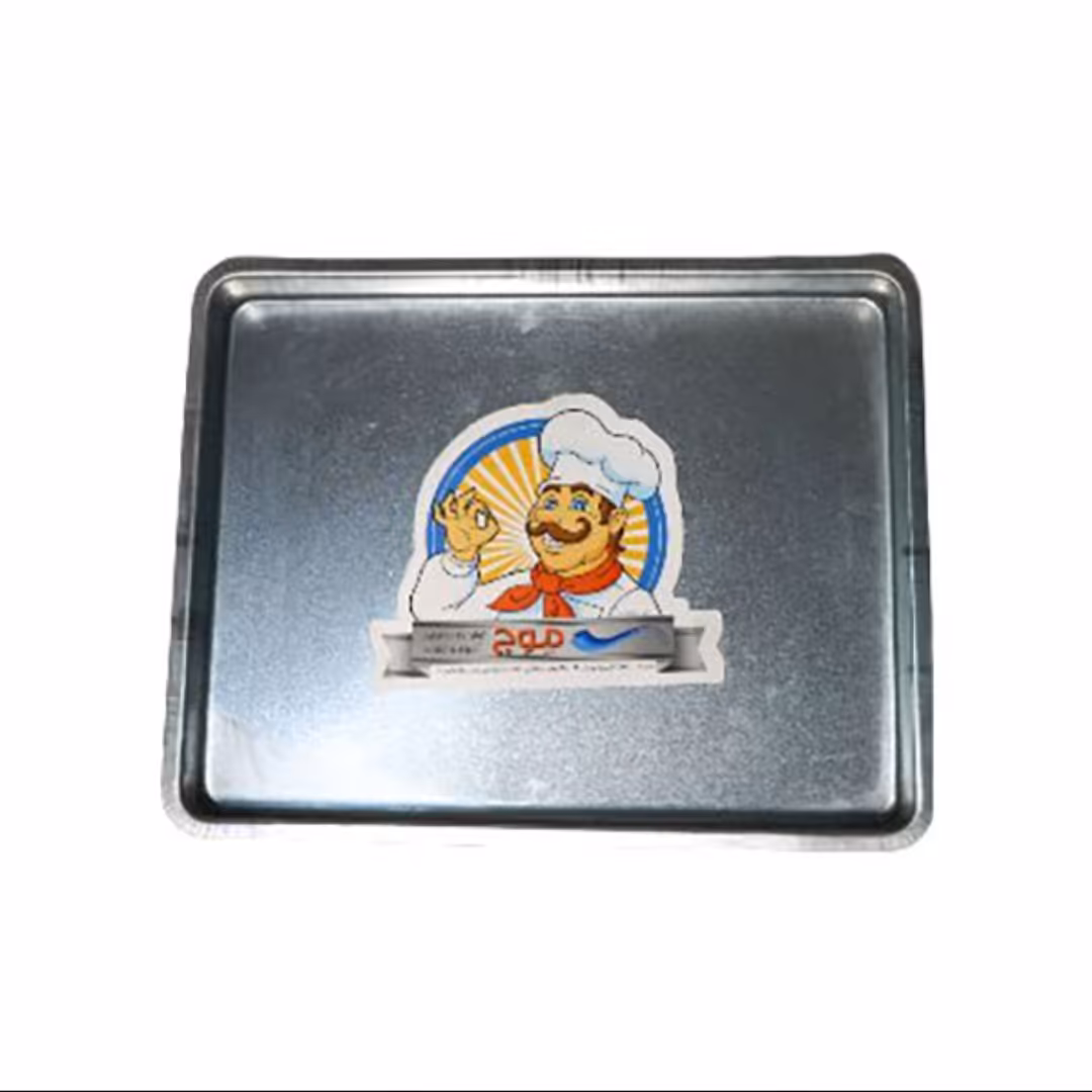 قالب و دیس کیک موج مدل مستطیل لبه کوتاه رولتی سایز 20 در 30