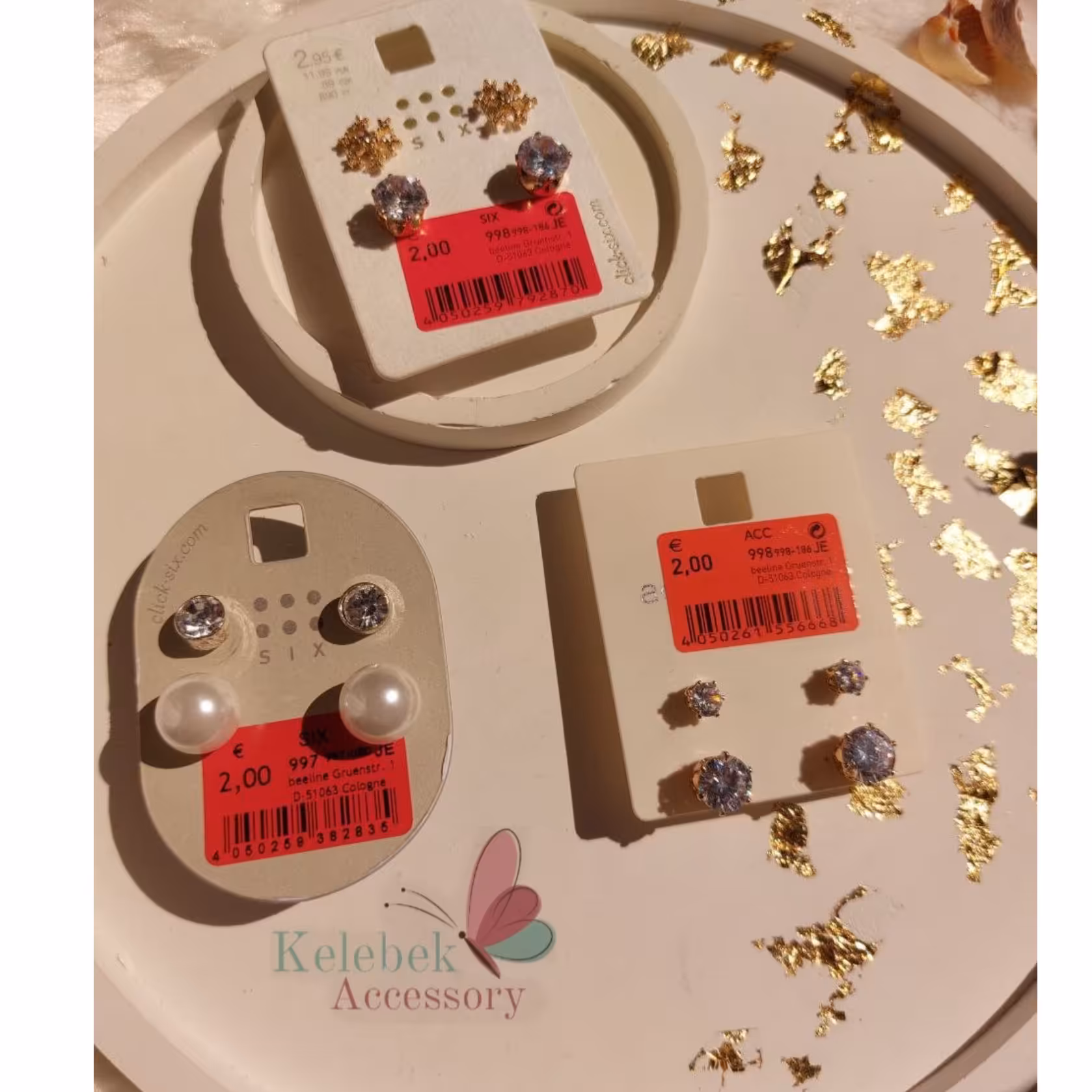 پک گوشواره دوتایی