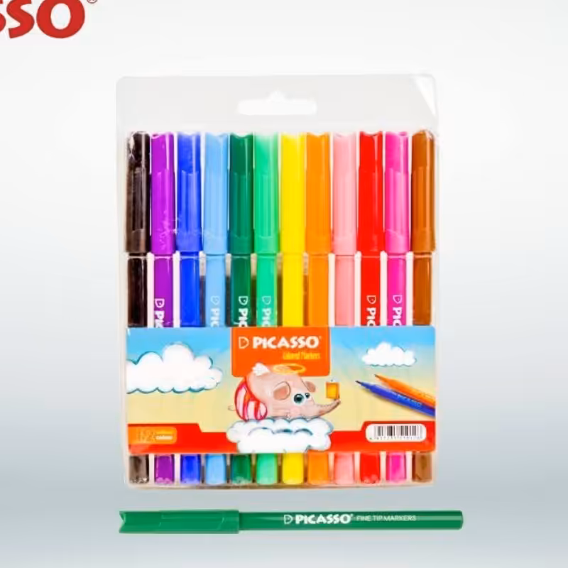 ماژیک 12 رنگ اورجینال پیکاسو Picaso