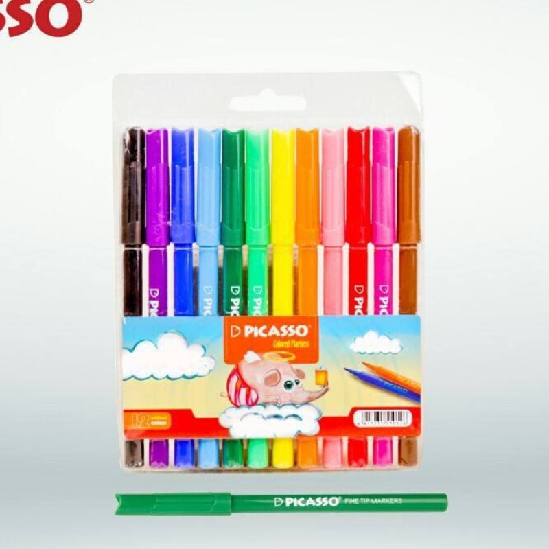 ماژیک 12 رنگ اورجینال پیکاسو Picaso